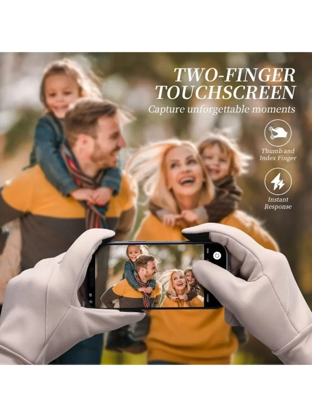 Warm Touchscreen Winter Gloves for Women | Soft Fleece, Water-Resistant